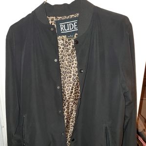 Black Rude Bomber jacket